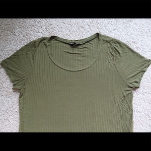 Charlotte Russe Olive Green Tee